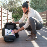 Dad Diaper Bag - Molle - Style Military Diaper Backpack Made of Rugged 900D Waterproof Polyester with Wider Extra - Long Straps, Pouch for Dirty Diapers, Baby Wipes Dispenser & Insulated Bottle Pockets