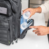 Dad Diaper Bag - Molle - Style Military Diaper Backpack Made of Rugged 900D Waterproof Polyester with Wider Extra - Long Straps, Pouch for Dirty Diapers, Baby Wipes Dispenser & Insulated Bottle Pockets