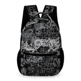 Dalicoter Cool Graffiti School Backpack For Kids Boys Girls Children Travel Bag Students Teens Bookbag Hip Hop Backpack Laptop Backpack-C1