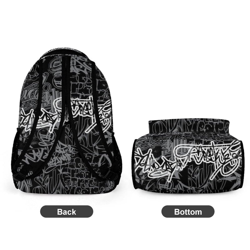 Dalicoter Cool Graffiti School Backpack For Kids Boys Girls Children Travel Bag Students Teens Bookbag Hip Hop Backpack Laptop Backpack - C1