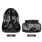 Dalicoter Cool Graffiti School Backpack For Kids Boys Girls Children Travel Bag Students Teens Bookbag Hip Hop Backpack Laptop Backpack - C1