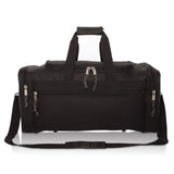 DALIX 21" Blank Sports Duffle Bag Gym Bag Travel Duffel Adjustable Strap in Black
