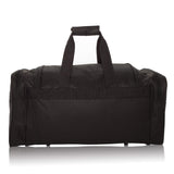 DALIX 21" Blank Sports Duffle Bag Gym Bag Travel Duffel Adjustable Strap in Black