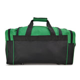 DALIX 21" Blank Sports Duffle Bag Gym Bag Travel Duffel Adjustable Strap in Green