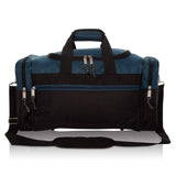 Dalix Medium Duffle Bag Duffel Bag in Black and Navy Blue Gym Bag