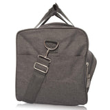 DALIX Signature Travel or Gym Duffle Bag in Gray Large