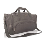 DALIX Signature Travel or Gym Duffle Bag in Gray Large