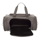 DALIX Signature Travel or Gym Duffle Bag in Gray Large