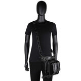 Daniel Jie Gothic Leather Waist Bag Fanny Pack Thigh Leg Hip Holster Purse Travel Pouch Hiking Sport Chain Bags for Women Men