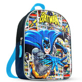 DC Comics Batman Mini Backpack for Boys - Bundle with 11" Superhero School Bag, Stickers, More | Batman School Backpack for Kids
