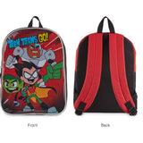 DC Comics Teen Titans Go Toddler Boy Backpack - 15" Padded Straps & Zip Compartment - Lightweight & Durable Polyester - Perfect for Preschool & Kindergarten
