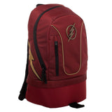 DC Comics The Flash Backpack with Tech Sleeve and Padded Bottom Compartment