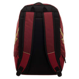 DC Comics The Flash Backpack with Tech Sleeve and Padded Bottom Compartment