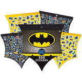 DC Shop Comics Batman MINI Backpack Preschool Bundle - Batman School Supplies And 11 INCH School Bag With 300 Batman Stickers (Superhero School Supplies).