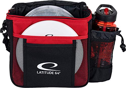 D·D DYNAMIC DISCS Latitude 64 Red Slim Disc Golf Bag | Introductory Disc Golf Bag | Great for Beginners and Casual Disc Golf Rounds | | Backpacks4Less