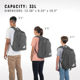 Defender 5 Team Sports Backpack (33L) durable large athletic gym laptop travel bag