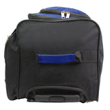 Dejuno 20 - inch Carry - on Rolling Duffle Bag - Blue