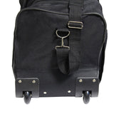 Dejuno 22 - Inch Duffel Bag with Telescopic Handle In - Line Skate Wheels and Adjustable Shoulder Strap