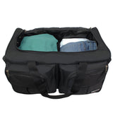 Dejuno 28 - inch Rolling Duffle Bag - Black