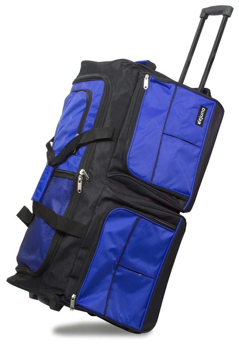 Dejuno 28 - inch Rolling Duffle Bag - Blue
