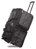 Dejuno 28 - inch Rolling Duffle Bag - Charcoal