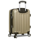 Dejuno Camden New Generation Hardside 3 - piece Expandable Spinner Luggage Set - Champagne