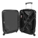 Dejuno Craft Hardside 20 - Inch Carry - On Lightweight Spinner Luggage - Black