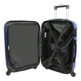 Dejuno Craft Hardside 20 - Inch Carry - On Lightweight Spinner Luggage - Blue