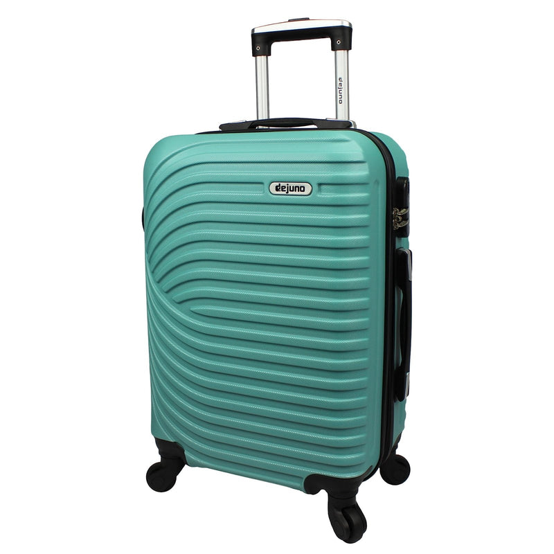Dejuno Craft Hardside 20 - Inch Carry - On Lightweight Spinner Luggage - Teal