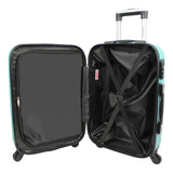 Dejuno Craft Hardside 20 - Inch Carry - On Lightweight Spinner Luggage - Teal