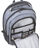 Dejuno Dejuno Commuter Backpack Checkpoint - friendly 15.6" Laptop Pocket - Heather Grey Laptop Backpack, Heather Grey