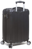 Dejuno Dejuno Kingsley Abs 3 - piece Hardside Spinner Luggage Set - Black Luggage Set, Black