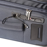 Dejuno Executive 3 - Piece Spinner Luggage Set With USB Port - Navy