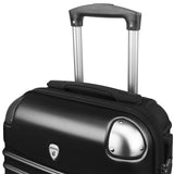 Dejuno Impact New Generation Hardside 3 - Piece Spinner Luggage, Black (DJ - 610 - BLACK)