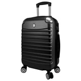 Dejuno Impact New Generation Hardside 3 - Piece Spinner Luggage, Black (DJ - 610 - BLACK)