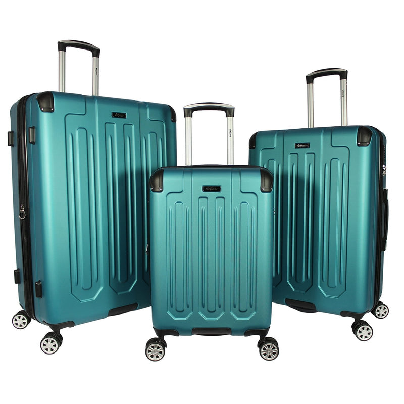 Dejuno Tutin 3 - Piece Hardside Spinner Luggage Set With TSA Lock - Turquoise