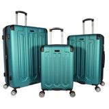 Dejuno Tutin 3 - Piece Hardside Spinner Luggage Set With TSA Lock - Turquoise