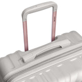 DELSEY PARIS Alexis Hardside 3 - Piece Set, Expandable Luggage with 4 Spinner Wheels, Lightweight Suitcase, 21" Carry - On, 25" Checked Medium, 29" Checked Large, Silver/Rose Gold