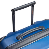 DELSEY PARIS Cactus Hardside Luggage with Spinner Wheels, White/Blue, Checked - Medium 24 Inch