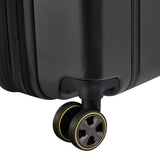 DELSEY PARIS Cadence Hardside Expandable Luggage with Spinner Wheels, Deep Black, Carry On 20 Inch