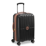 DELSEY PARIS Carrousel Hardside Expandable Luggage with Spinner Wheels, Black, Carry - on 21 Inch