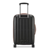 DELSEY PARIS Carrousel Hardside Expandable Luggage with Spinner Wheels, Black, Carry - on 21 Inch