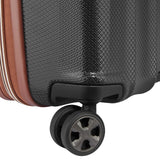DELSEY PARIS Carrousel Hardside Expandable Luggage with Spinner Wheels, Black, Carry - on 21 Inch