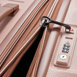 DELSEY PARIS Carrousel Hardside Expandable Luggage with Spinner Wheels, Pink, Carry - on 21 Inch