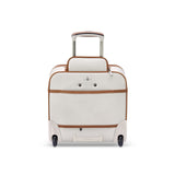 DELSEY PARIS Chatelet 2.0 Softside Luggage Under - Seater with 2 Wheels, Angora, Carry on 16 Inch
