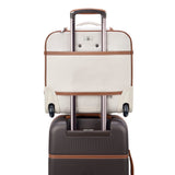 DELSEY PARIS Chatelet 2.0 Softside Luggage Under - Seater with 2 Wheels, Angora, Carry on 16 Inch