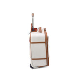 DELSEY PARIS Chatelet 2.0 Softside Luggage Under - Seater with 2 Wheels, Angora, Carry on 16 Inch