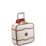 DELSEY PARIS Chatelet 2.0 Softside Luggage Under - Seater with 2 Wheels, Angora, Carry on 16 Inch