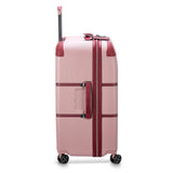 DELSEY PARIS Chatelet Air 2.0 Hardside Luggage Trunk with Spinner Wheels, Pink, Checked - 26 Inch Trunk