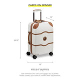 DELSEY PARIS Chatelet Air 2.0 Hardside Luggage with Spinner Wheels, Angora, Carry on Plus 20 Inch